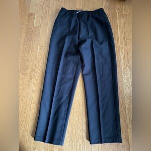 Cape Cod Sportswear Comfort Motion Stretch Black Elastic Waist Pants Size 16